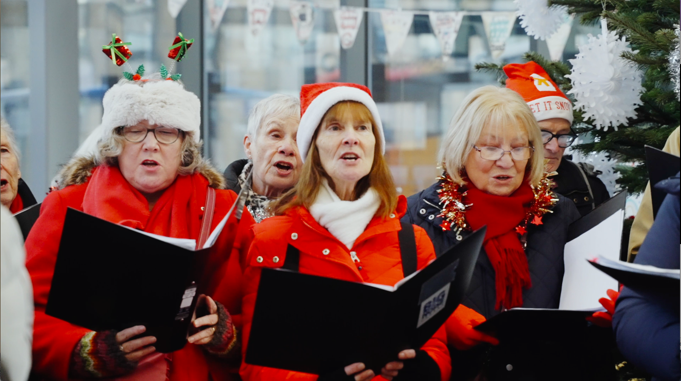 Christmas Carols at Exeter Bus Station